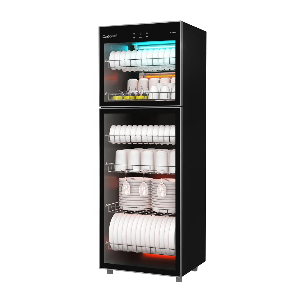 Commercial disinfecting cabinet for canteen UV Ozone Sterilizer of Dish drying