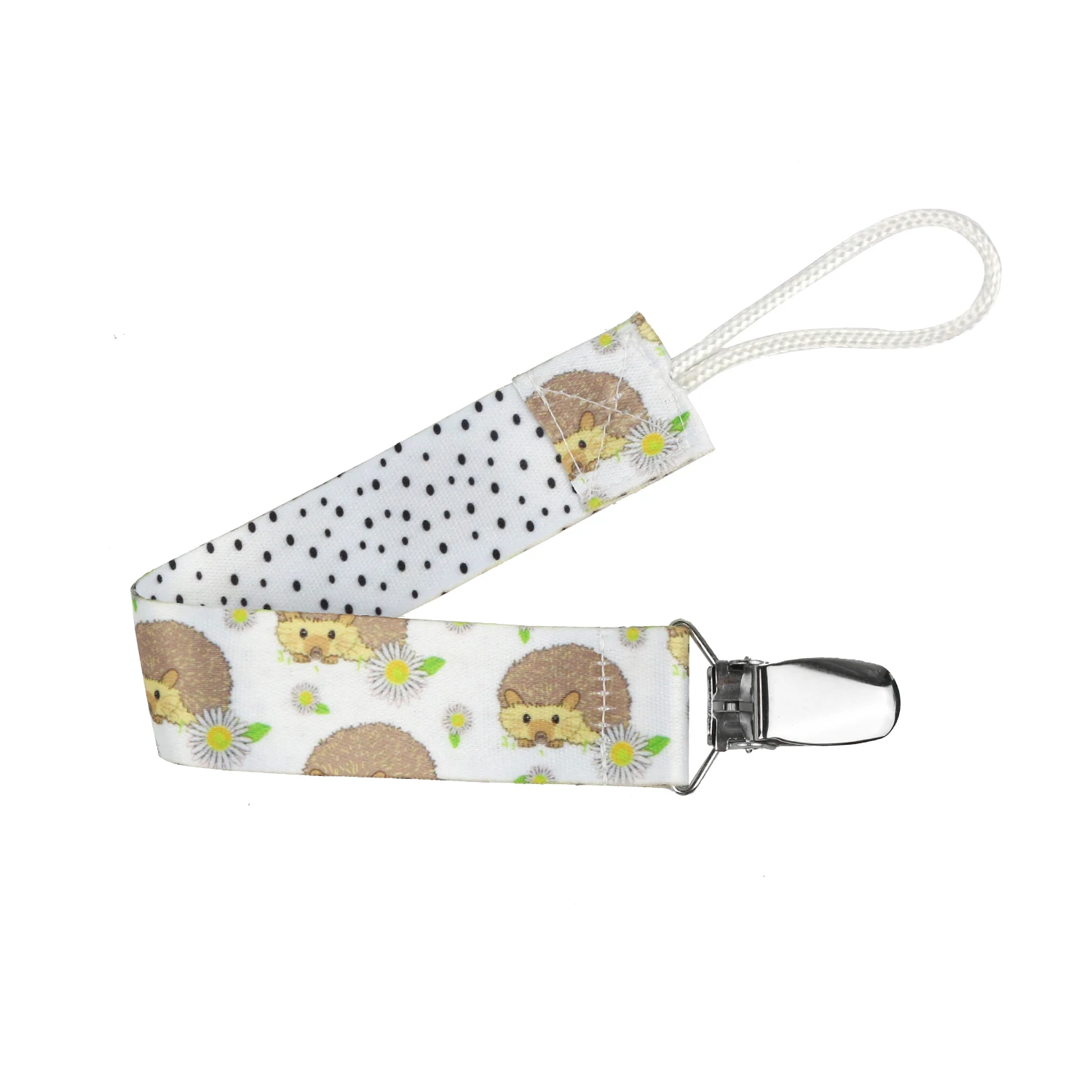 Midi Wholesale Price Custom Polyester Grosgrain Baby Dummy Pacifier Clip For Girls Boys