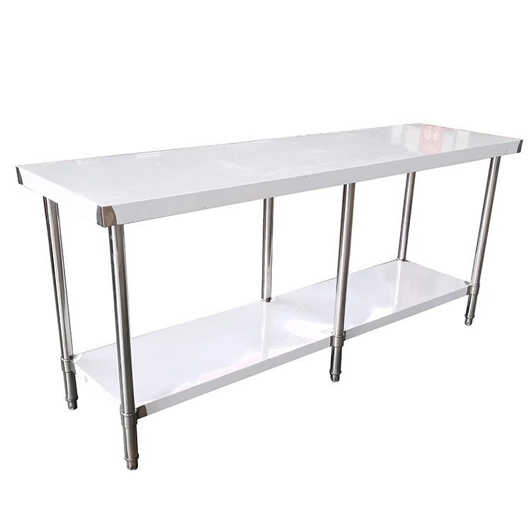 304 stainless steel working table cabine stainless steel working table stainless steel catering work table for kilktea