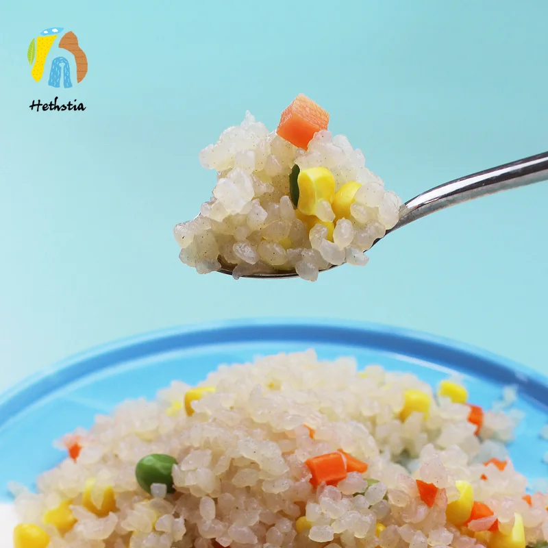 Веганская еда, без сахара, с мгновенным вкусом гречихи, рис Shirataki, коньячный рис