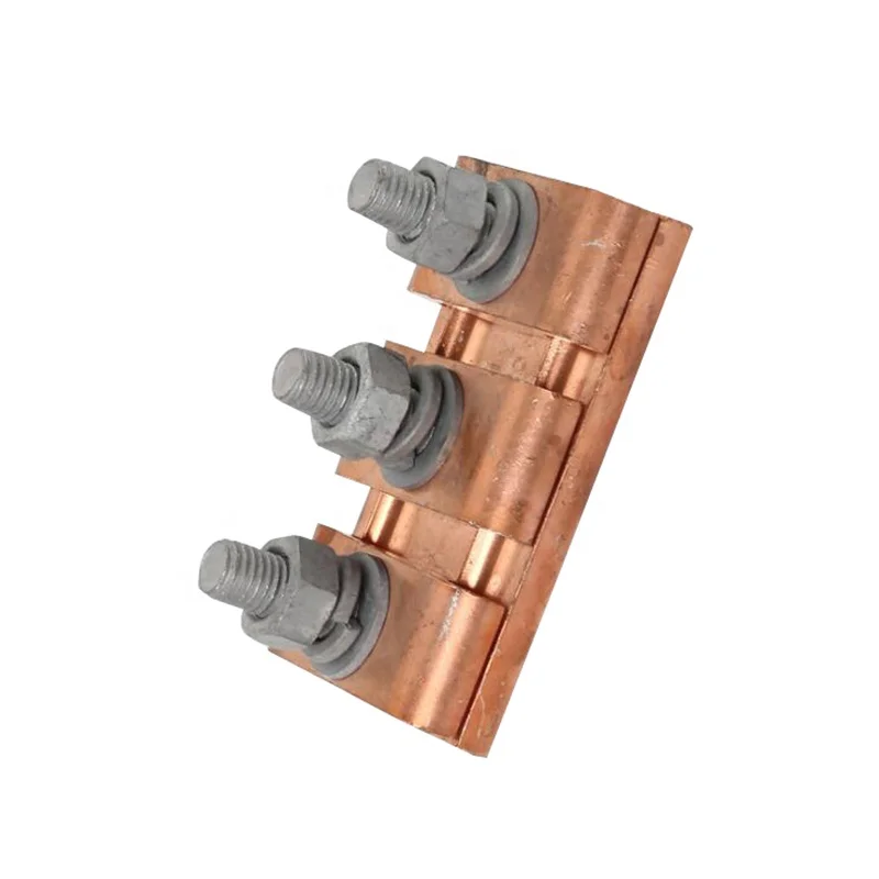 JBT series copper parallel groove connector clip Cable conductor PG clip copper parallel groove clamps