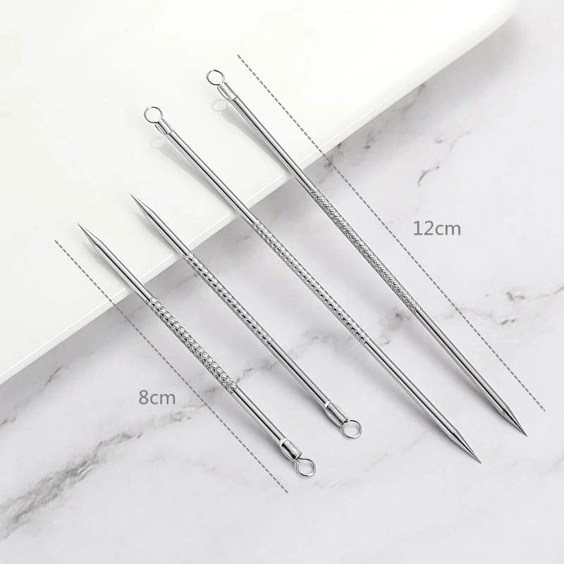 High Quality Acne Needle Sets Face Skin Care Acne Blackhead Removal Needles Kit Stainless Steel Pimple Extractor