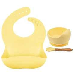Hot Selling Vpro Bpa Free Baby Products Of All Types Waterproof Silicone Baby Bib Set