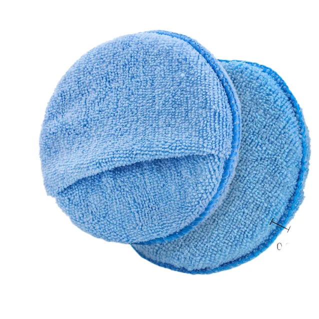 6 Pack Multipurpose Microfiber Sponge Applicator Pads Detail Polishing Foam for Microfiber Wax Application