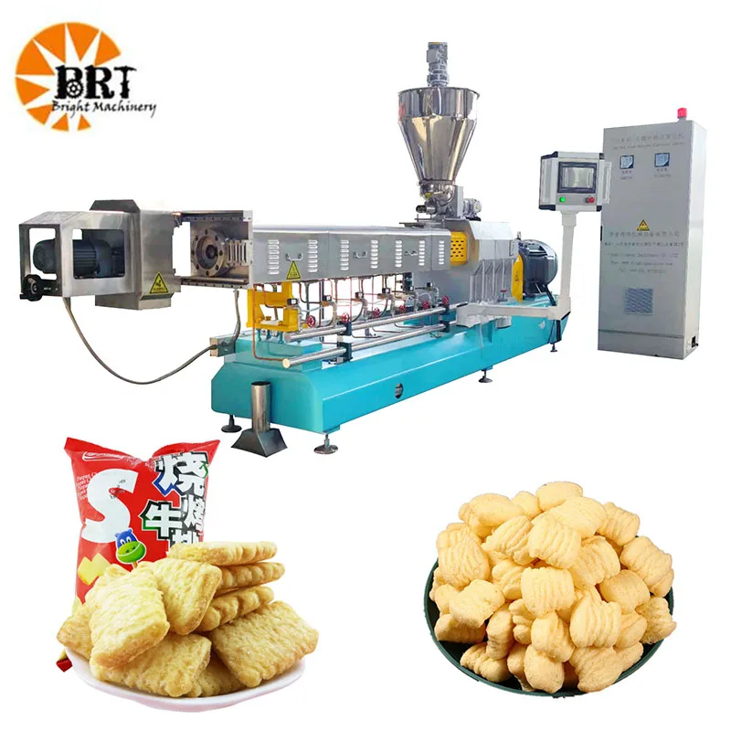corn sticks machine equipment automatic corn snacks production line twin screw puff snack food processing machinery extruder