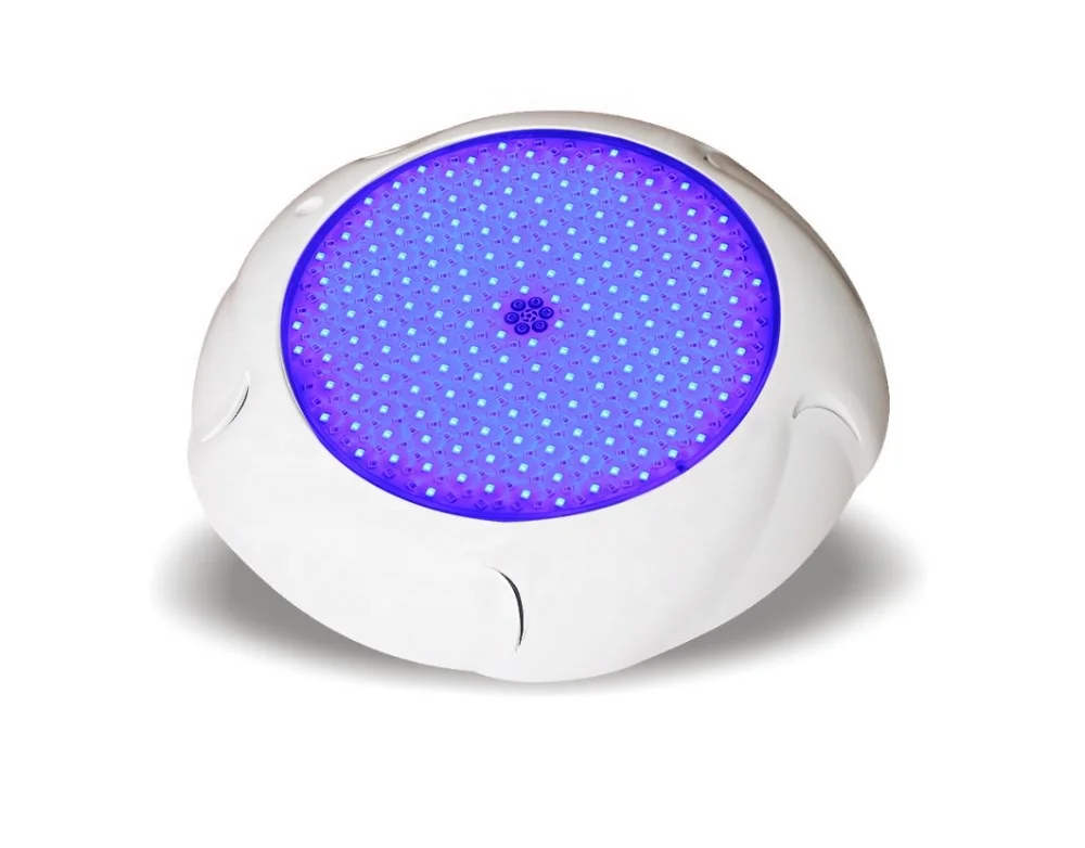Hentech LED Swimming Pool Light Waterproof IP 68 PC Cover White Body Wall Surface Mounted Underwater Lighting Lamp