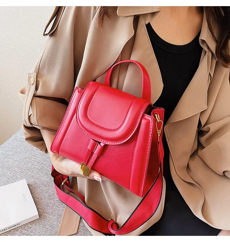 Dropshipping Product 2022 Candy Color Leather Women Shoulder Bag Luxury Handbags For Women Purses and Handbags Luxury Women
