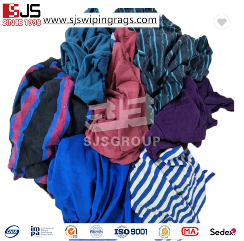 Good Absorbency 10Kg 20Kg 25Kg Trapo Industrial Multicolor Absorbente 10 Kilos 10Kg 20Kg 25Kg Used Clothes Mixed Rags