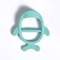 Food grade silicone chewing gum a good tool for your baby to grind his teeth silicone baby teether