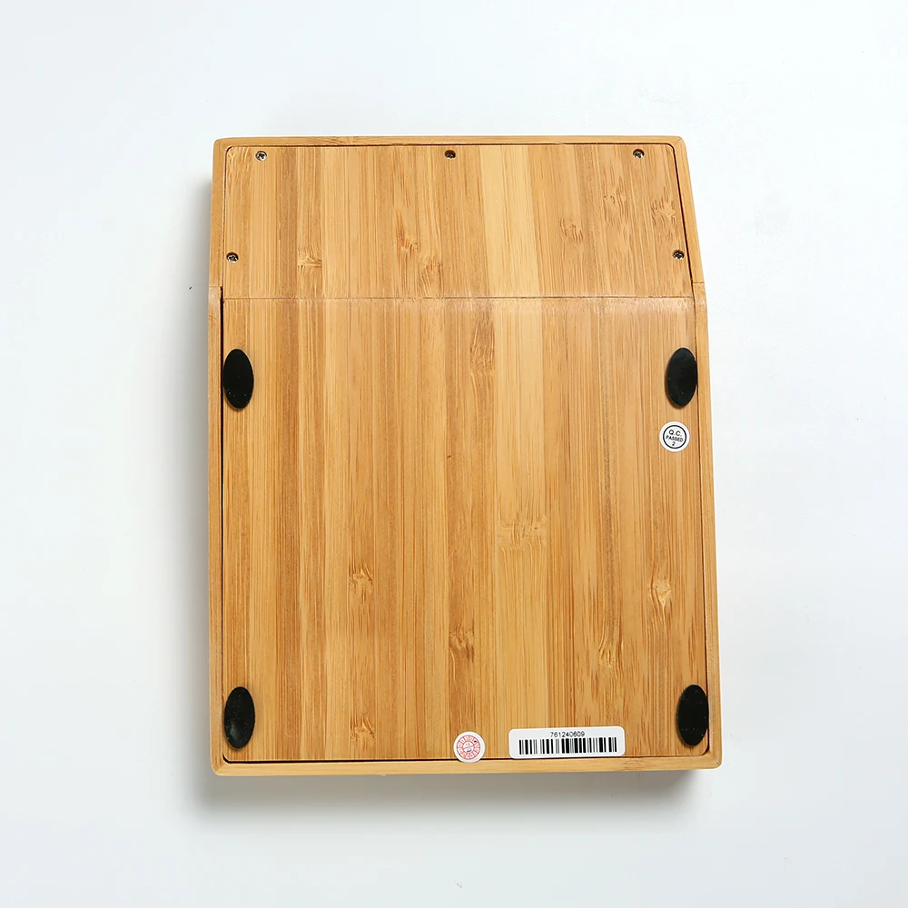 Wholesale China Factory New Design Solar 12 Digit Bamboo Material Calculator with custom logo