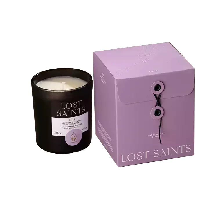 cube 10*10*8cm Soap essential oil incense small gift candle packing gift box with string closure
