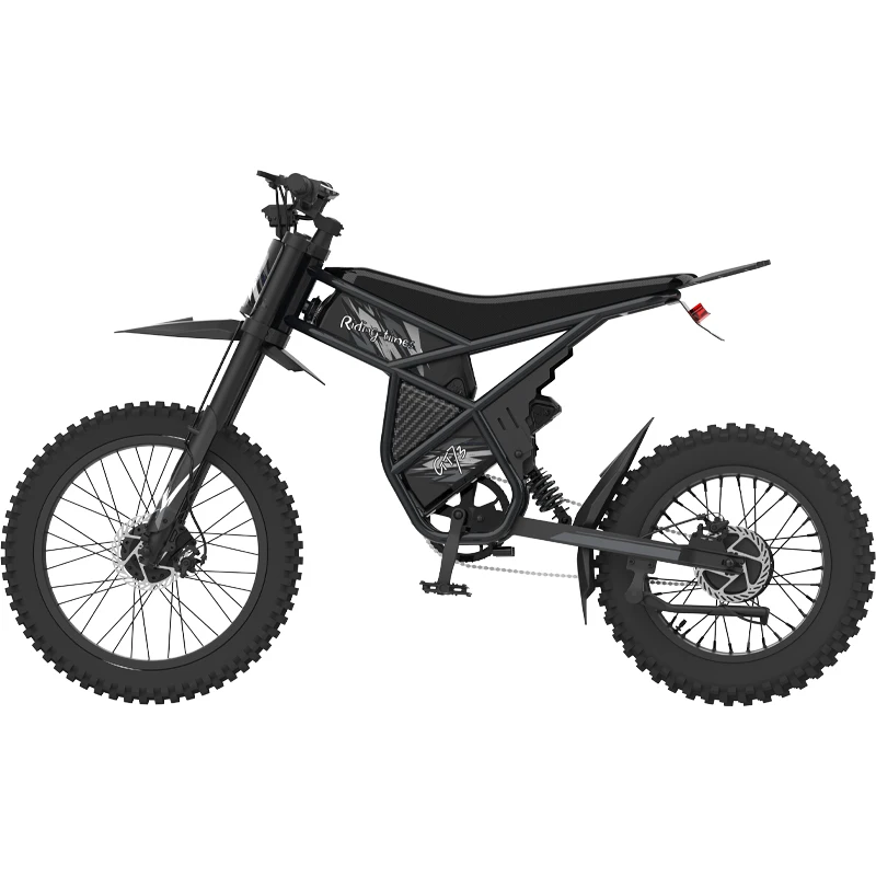 Fatbike Electric Fat Tire Tyre Bike, Electric Mountain Bike Full Suspension, Off-Road Adult E Electric Dirt Bike E-Bike Dirtbike