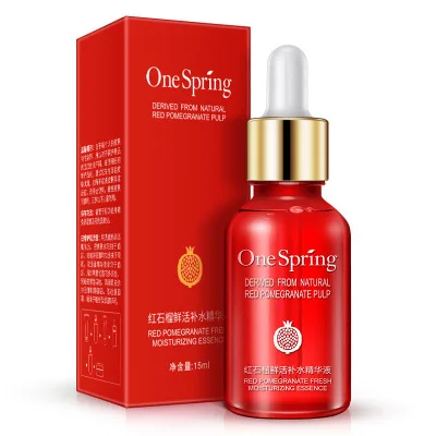 OEM/ODM red pomegranate skin care serum moisturizing anti-wrinkle facial essence