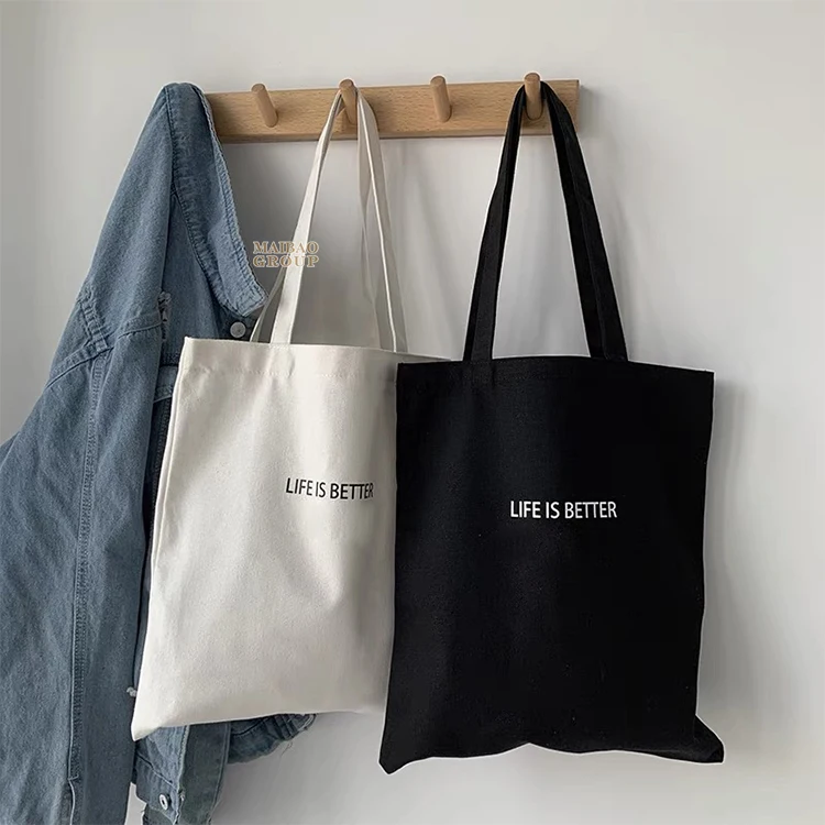 Design logo white pink reusable clothing gift canvas bags for women customizable cotton canvas tote plain canvas shopping bag