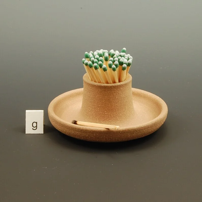 large ceramic holder for match  match holder custom ceramic match holder  logo custom