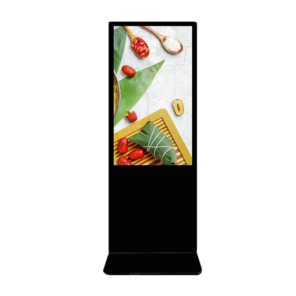 
43 Inch Floor Stand Wifi lcd Display Network Interactive Digital Signage and Displays Kiosk Advertising Players Screen 