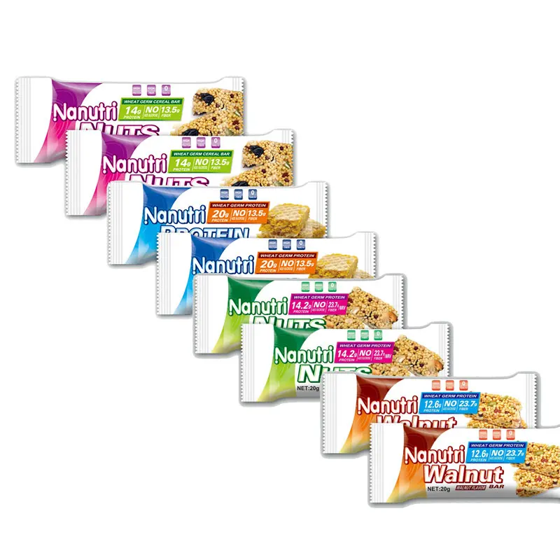 Wholesale Healthy Pure Nutritional Whey Vegan Energy Protein Bars Snack Meal Replacement Bars Energy Food