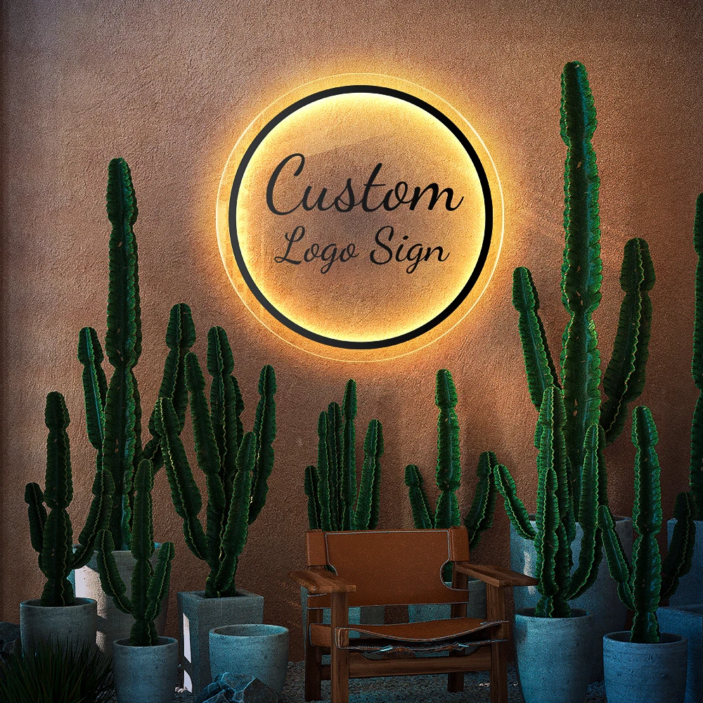 High Quality Salon Sign with backlit acrylic letters Light Of Acrylic Sign Interior Salon led sign