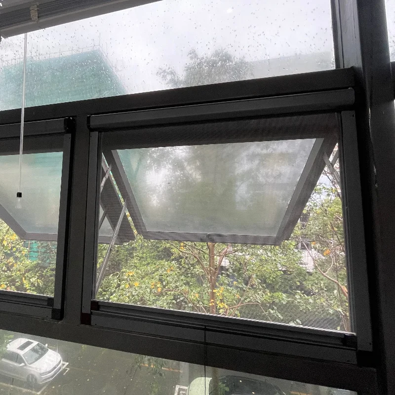 Energy PVC Tilt Turn Windows with Triple Glass Sliding Open Style Double Glazed Aluminium Frame Plastic Tilt Rotate Features
