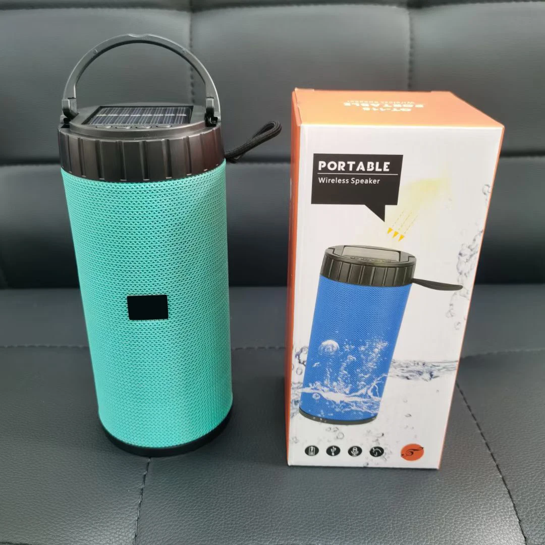 Fabric Outdoor Wireless Speaker Wonderful Rgb Light Effect Heavy Bass Waterproof Speakers