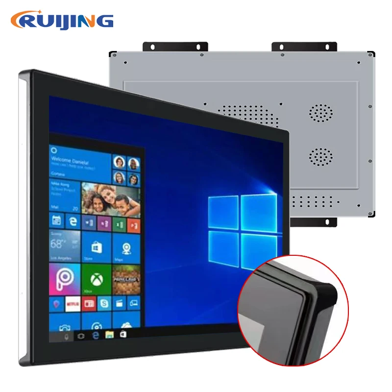 Vesa Wall Mount Industrial Metal Open Frame Industrial Tablet 12 13.3 15.6 21 Inch LCD Wifi Touch Screen Monitor
