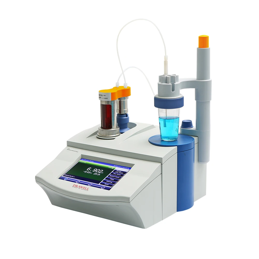 DW-Ti-50 Hot Lab Titrator Potentiometric Automatic Auto water Content Liquid Titration With Touch Screen