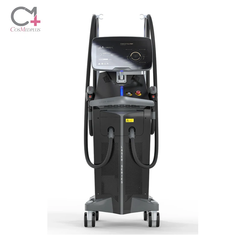 755 808 1064nm CE Approved Good Quality Two handles diode laser hair removal machine 3 in 1