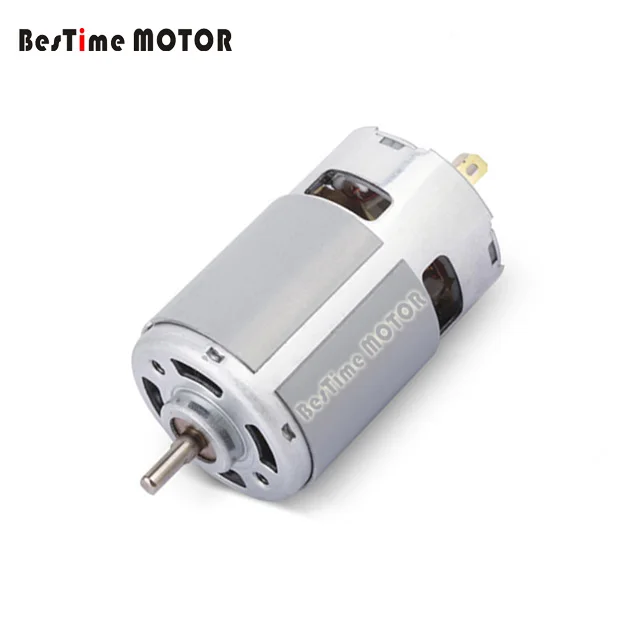 750 dc brushed motor with dual shaft for power tools