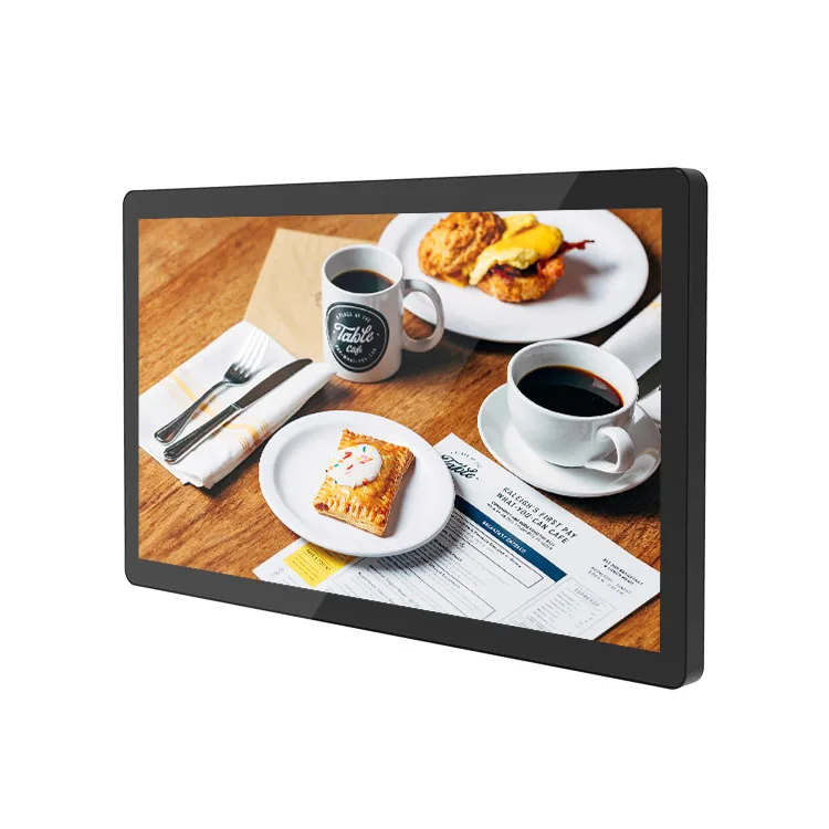 23.8 inch indoor commercial touchscreen advertising interactive lcd touch screen advertising digital signage