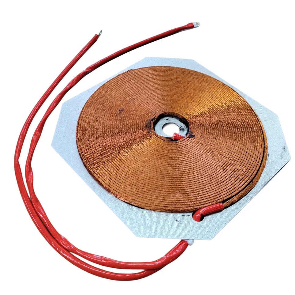 Customize Commercial 5KW Induction Cooker Parts with Mica Sheet Holder induction Heating Copper Coil