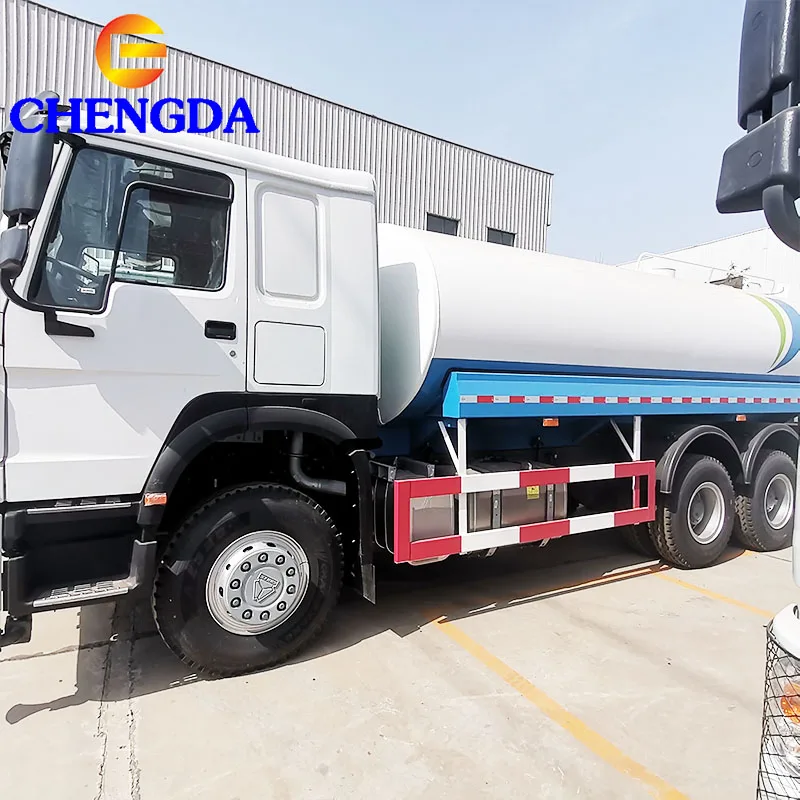 Подержанный китайский резервуар для воды Sinotruck Howo Euro2 6x4 371Hp продажи