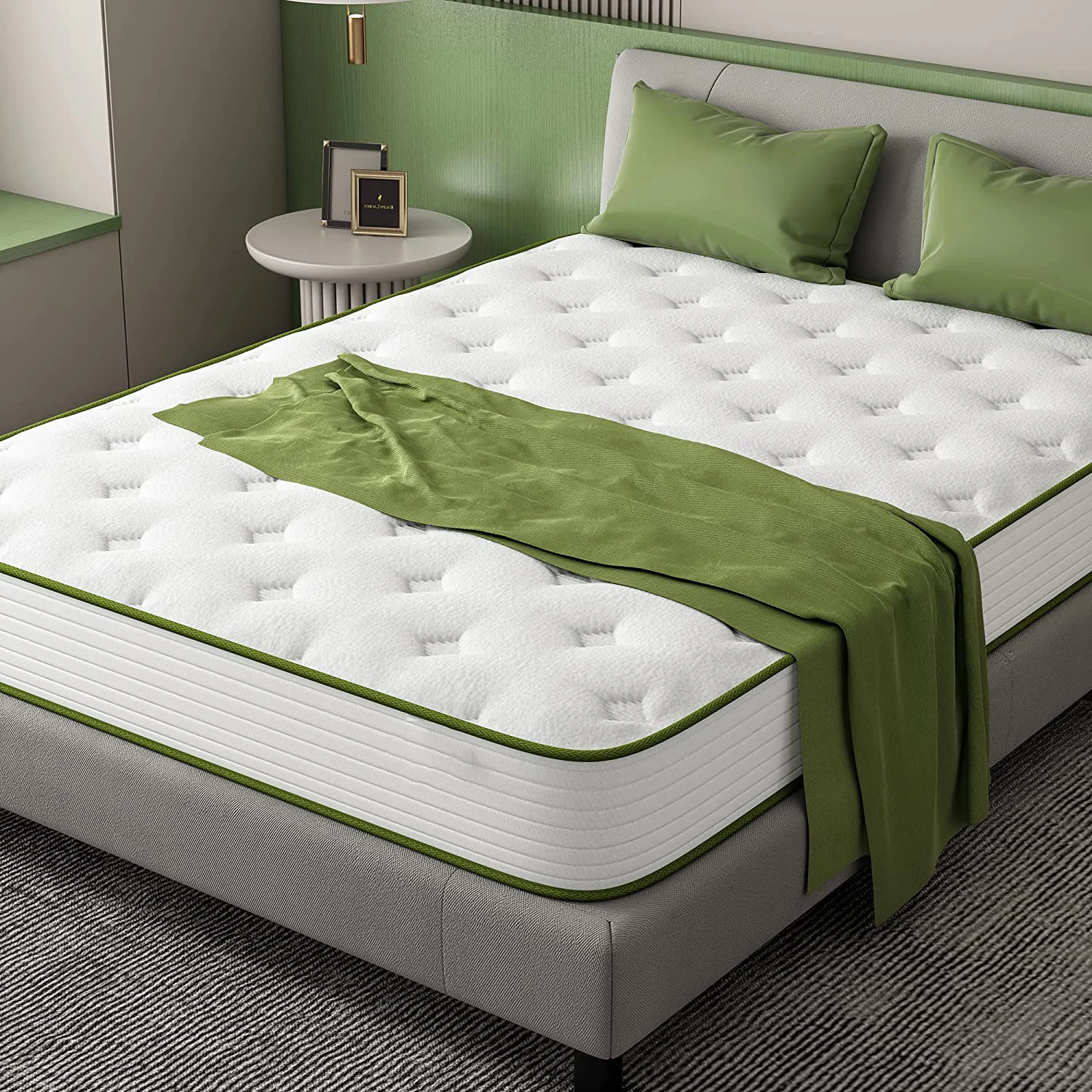 12 inch gel memory foam pocket spring polyurethane foam mattress bedroom furniture matelas dream sleep bed rolling mattress