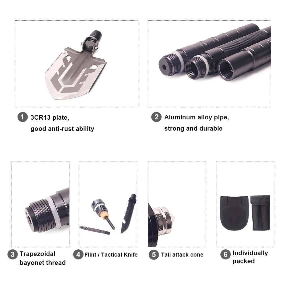 Durable Wide Snow Hand Garden Shovel Tree Planting Shovel Handle Snow Shovel For Garden