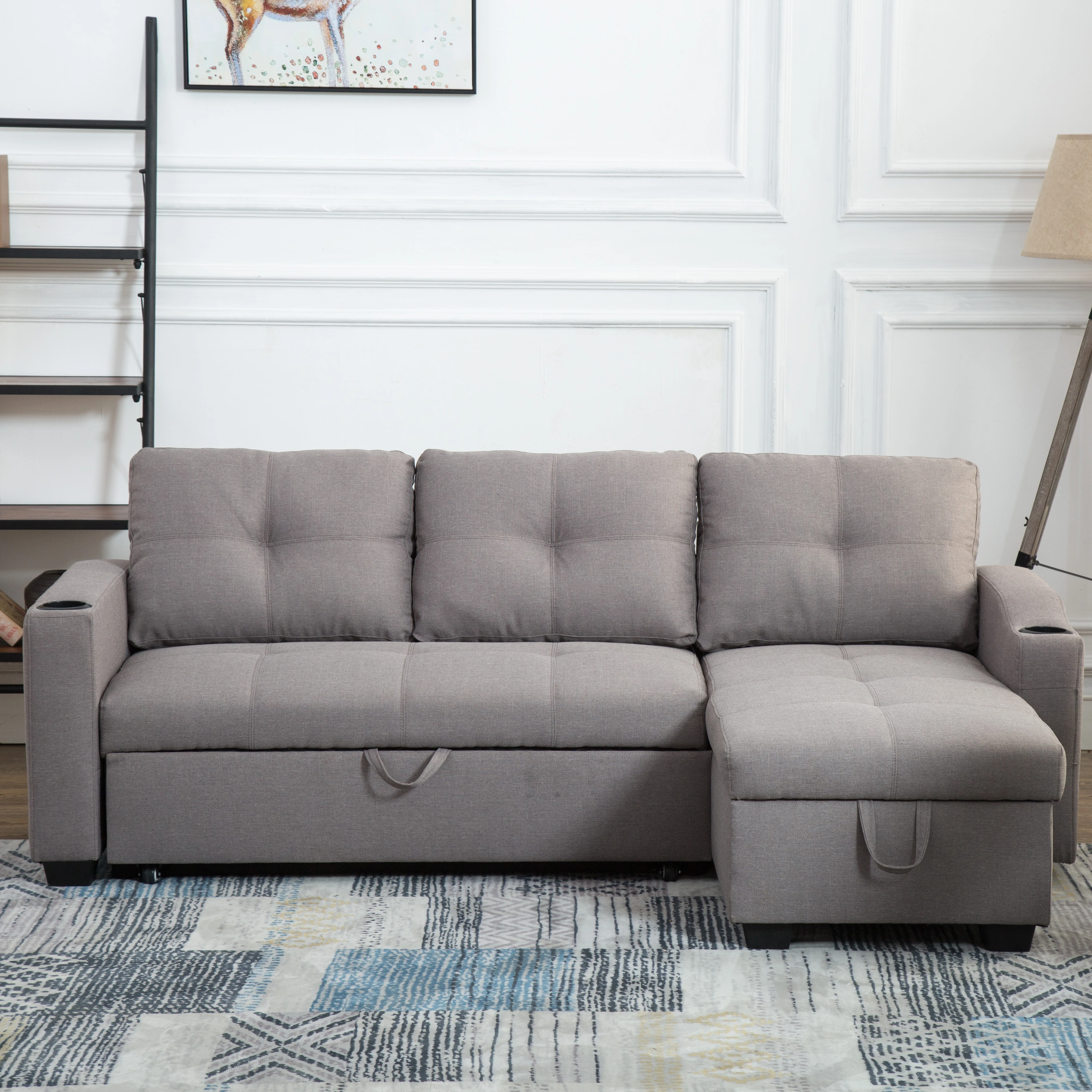 Foldable multifunctional comfortable Storage sofa bed Custom Sleeper Folding Couch sofa beds