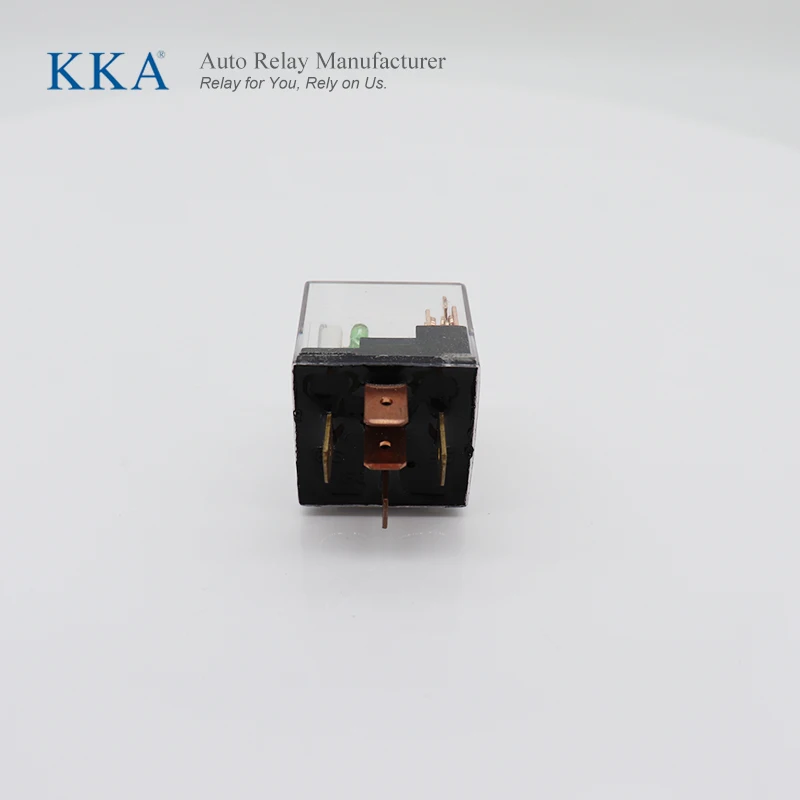 KKA-B4 Waterproof 12V 5pin Transparent l Automotive Relay with LED Light, JD1914 Car Relay