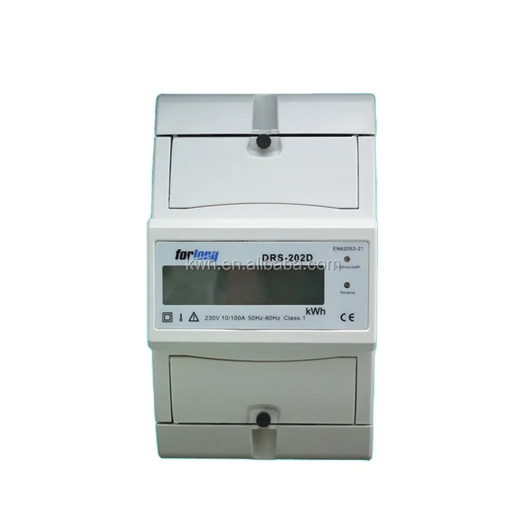 10(100)A Modbus RTU измерение кВт/ч кВт Квар кВА P F PF Гц электронный измеритель