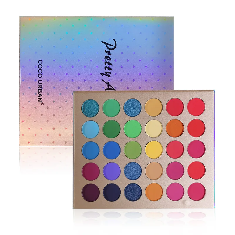 Hot Sale OEM Cosmetics Wholesale 86 Color Folding Highlight Natural Glitter Eyeshadow palette Matte Private Label Eye Shadow