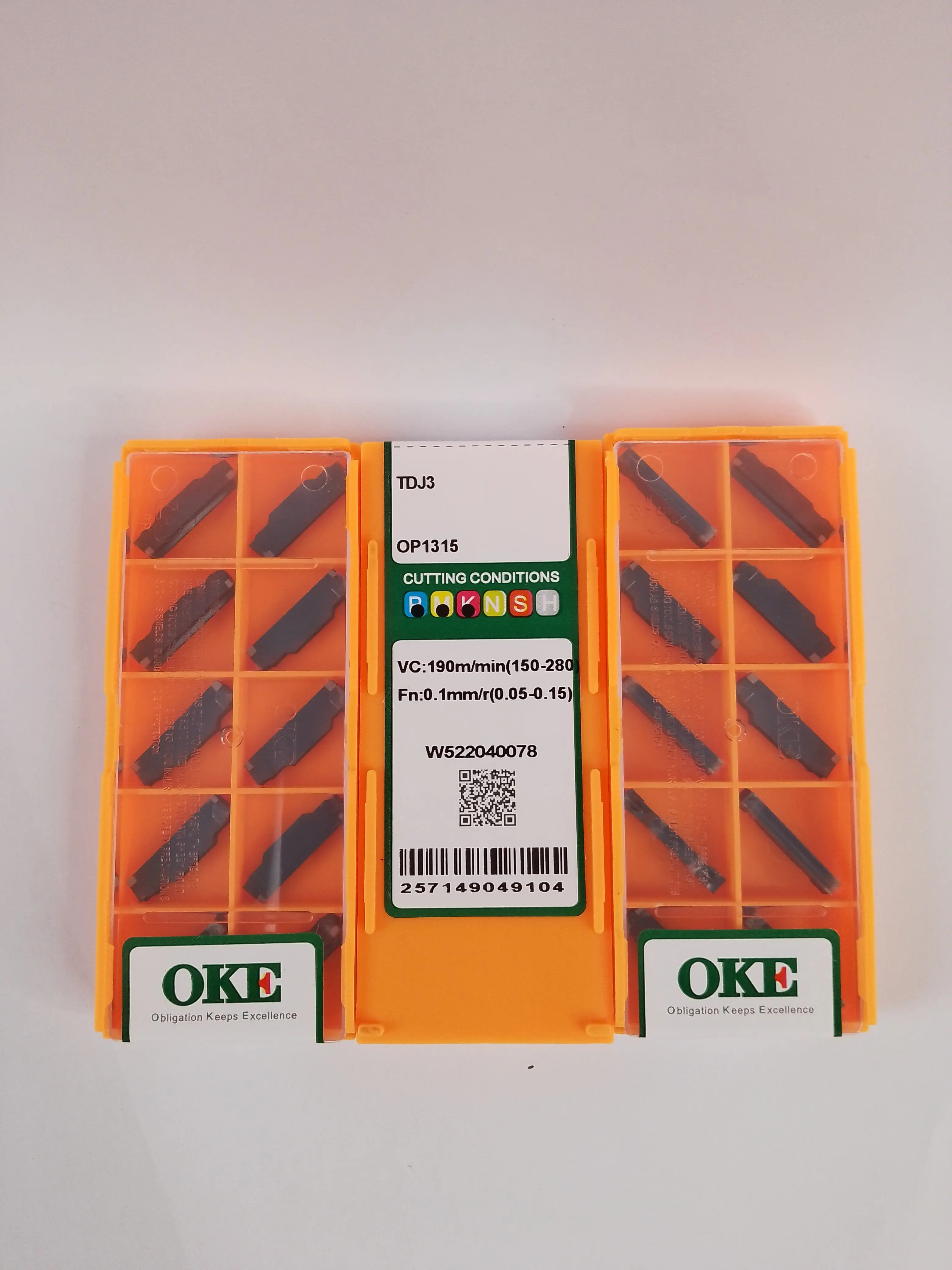 HUAZHICHUN Original TDJ3-OP1315 Carbide Grooving Inserts CNC Lathe Tools For P and M