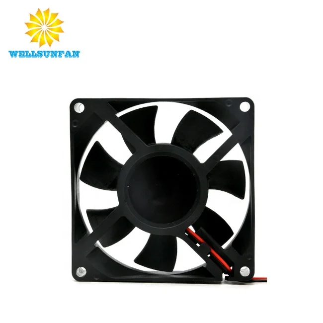 WellSunFan OEM ODM 8025 с высоким воздушным потоком DF802512HB 80x80x25 мм шарикоподшипник 12 В DC охлаждающий осевой вентилятор