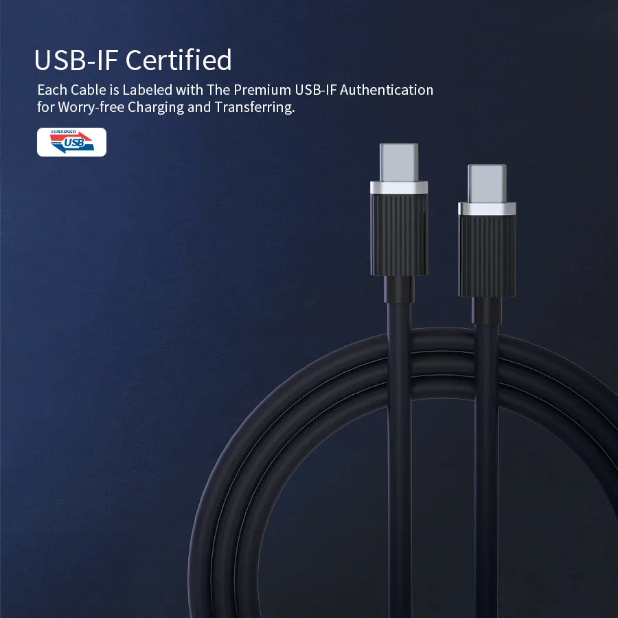 5A Fast Charging 10Gbps USB C to USB  C Data Cable