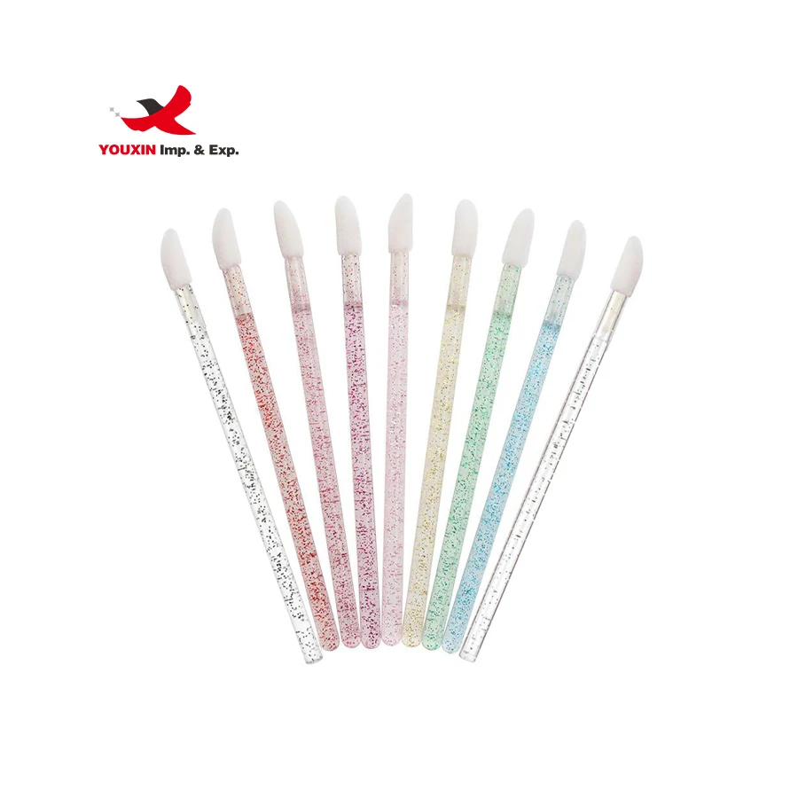 wholesale 50 pcs Disposable Lip Brushes Micro Brushes Mascara Cleaning Eyelash Brushes