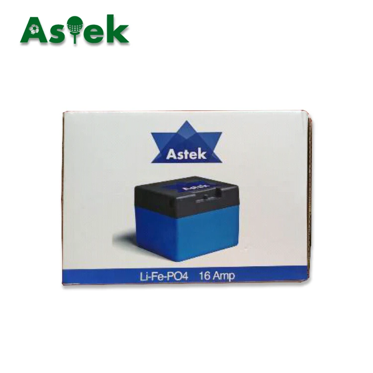 Battery ASTEK Plastic Electric Golf Trolley Lithium Battery For Golf Cart