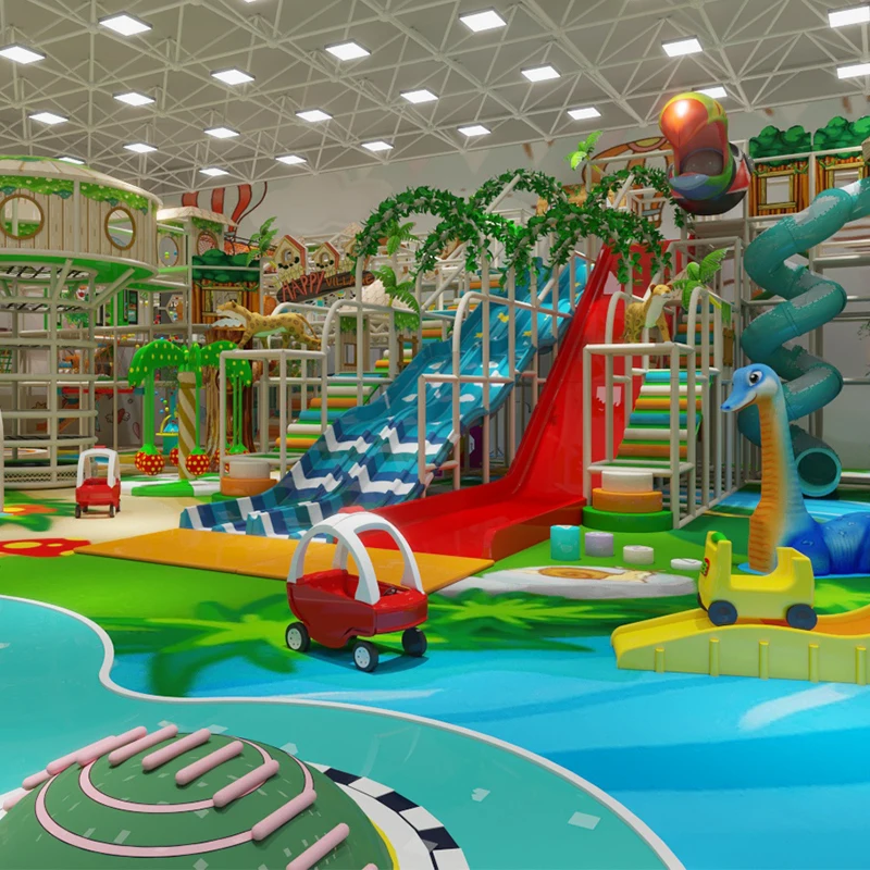 Commercial New Style toddler Children Soft Play Amusement Equipment Jungle kids play area Indoor Playground  slides sets