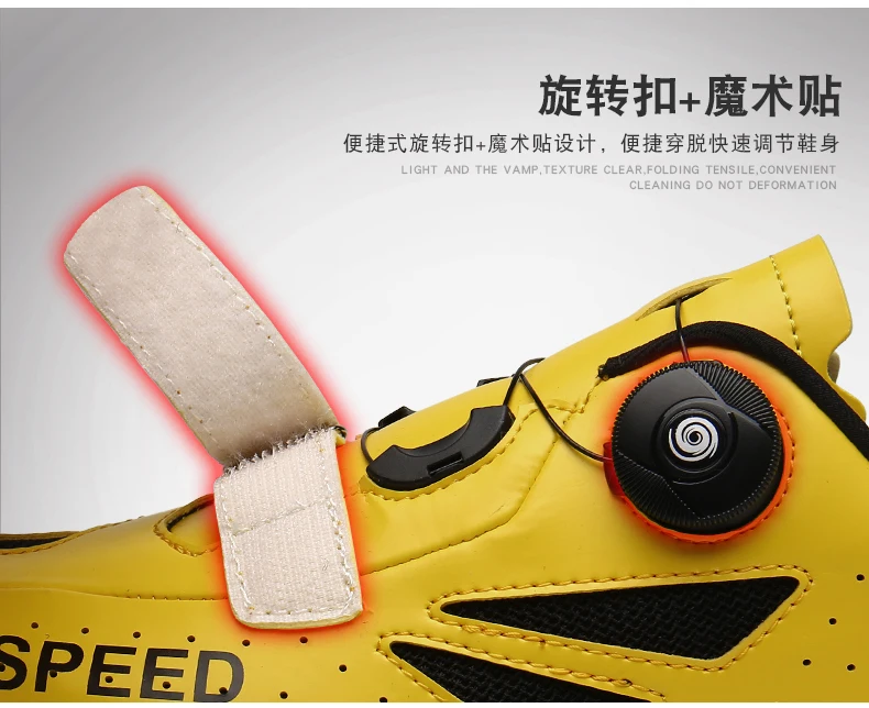 
Bicycle Carbon Mountain Mtb Cycle Cleats Spd Brake Men Racing Road Bike Cycling Shoes 