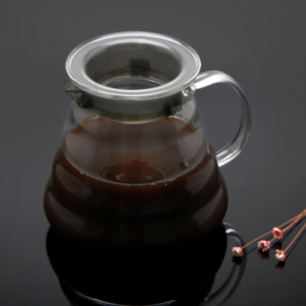 Clear 600ml Coffee Server, Standard Glass Coffee Carafe, Coffee Pot