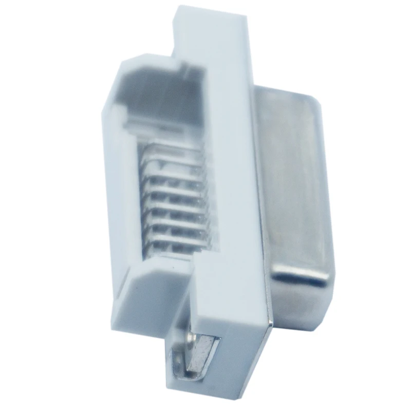 Male 24Pin Dip 90 Degree Plug Type Right Angle Computer DVI Connector