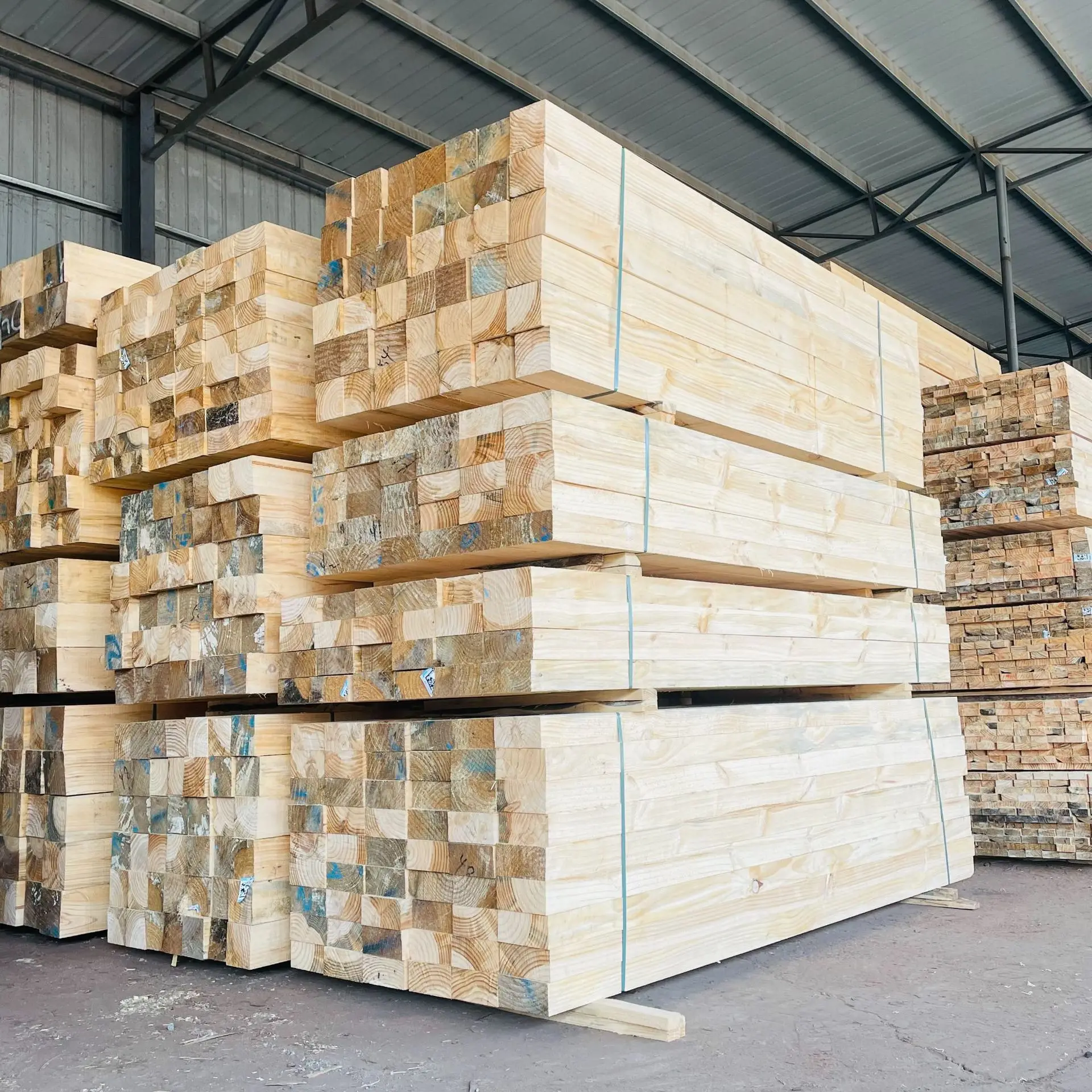 customization pine sawn timber 2x4 lumber timber for building