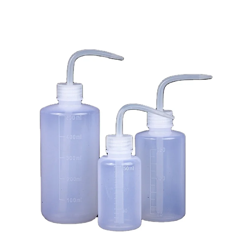 Squeeze curved-mouth bottle Point-mouth pot Grafting false eyelashes Curved-mouth tattoo special physiological saline flushing