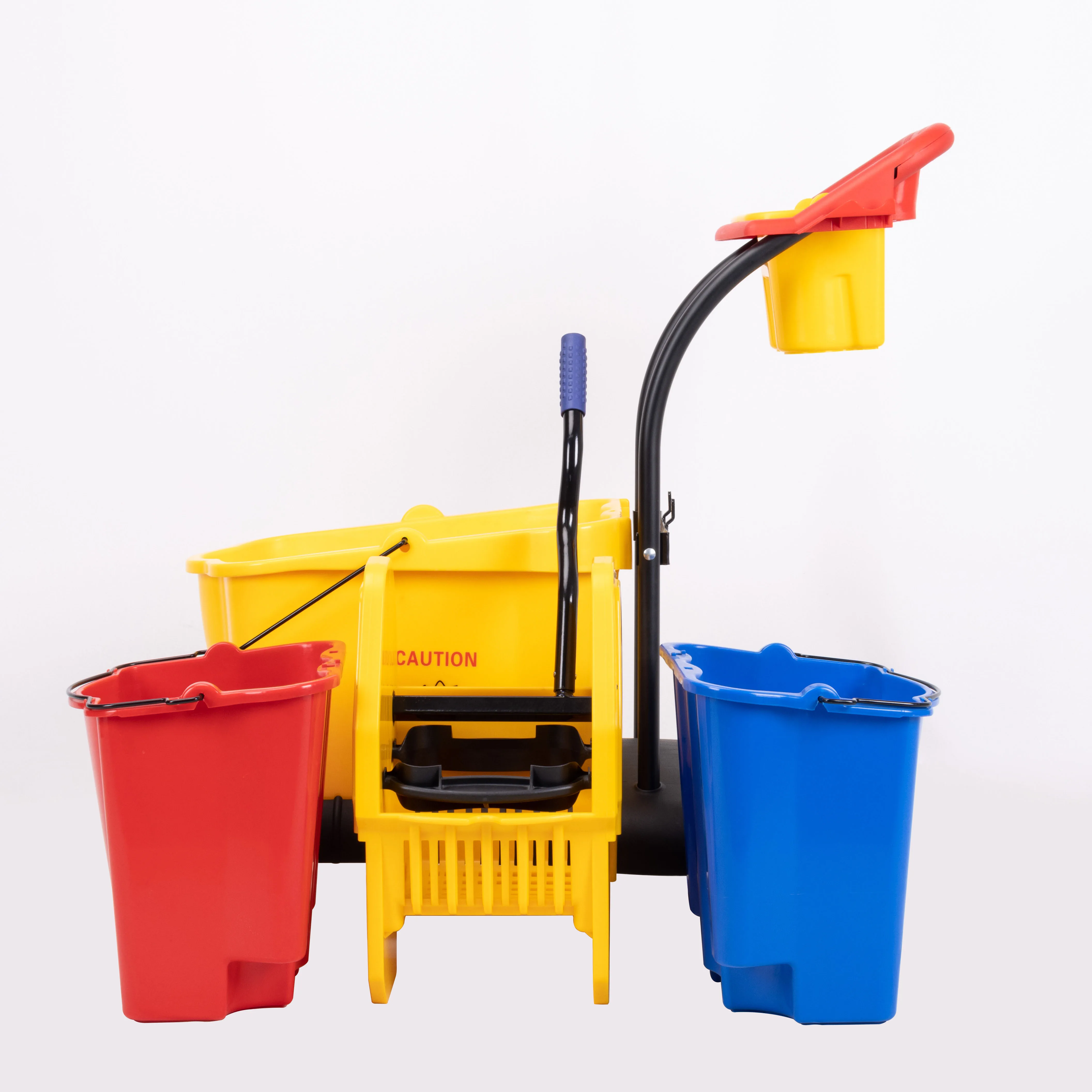 Household double mop buckets trolley with down press wringer cleaning tools