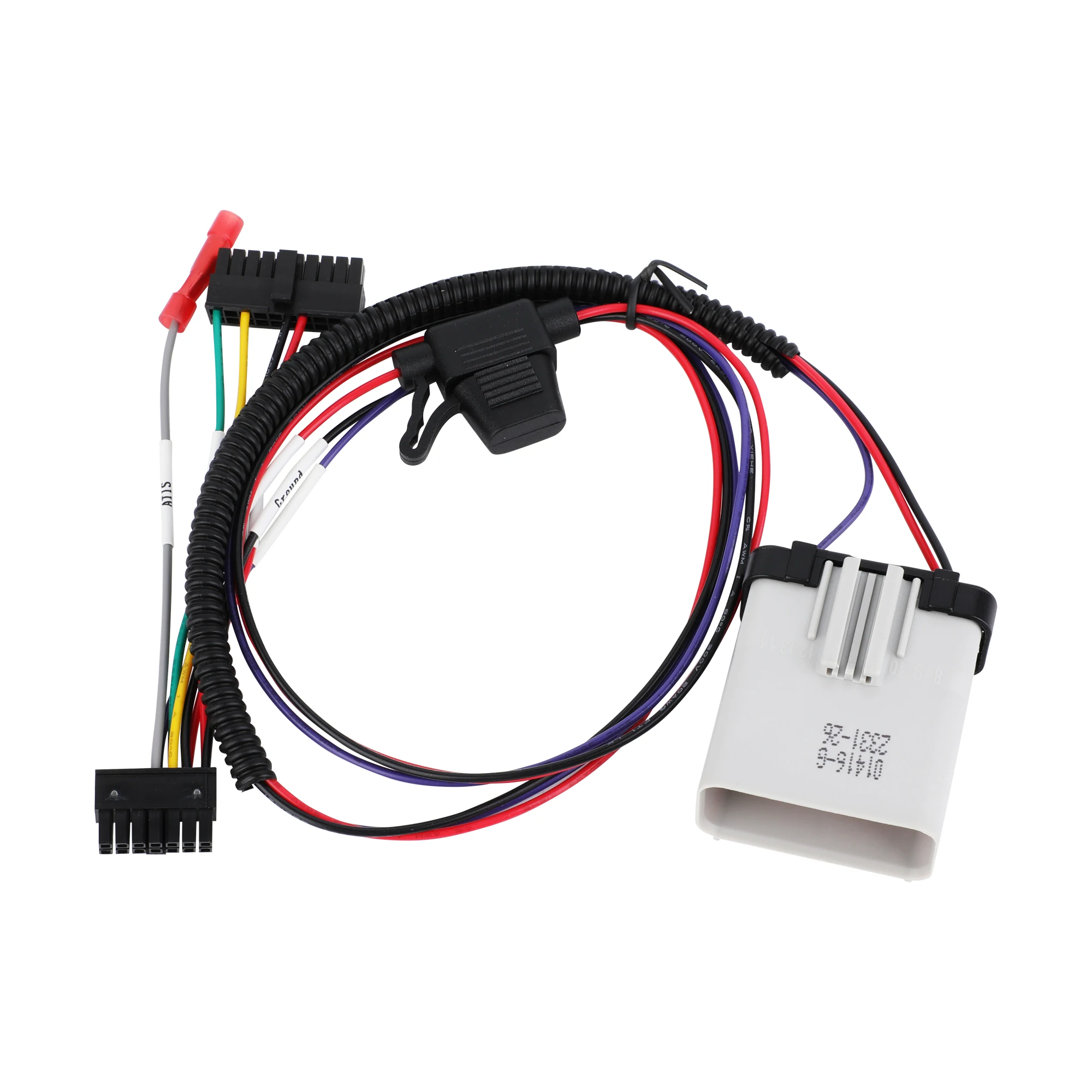 Customized DJK714BF Connector cable LED Y cable with fuse